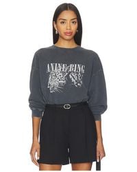 Anine Bing - Spencer Leopard Sweatshirt - Lyst