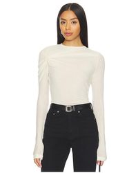 Agolde - Lissa Log Sleeve Tee - Lyst