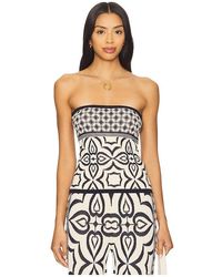 MISA Los Angles - Nessa Bandeau Top - Lyst