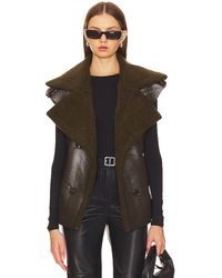 Steve Madden - Fawn Faux Leather Vest - Lyst