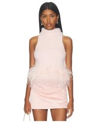 MAJORELLE - Starlette Feather Tank - Lyst