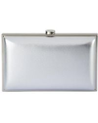 OLGA BERG - Lucy Metallic Clutch - Lyst