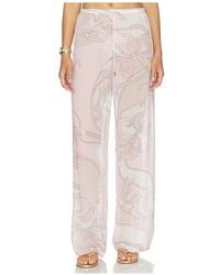 Cin Cin - Pantalón Pierna Ancha Oasis En Color Rosado Talla (También En Xs, S, M, Xl) - Lyst