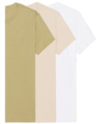 AllSaints - Paquete De 3 Camisetas De Cuello Redondo. Tonic En Color Verde Talla (También En M, S, Xl/1X) - Lyst