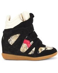 Isabel Marant - Zapatilla Deportiva Bekett En Color Negro Talla En - Lyst