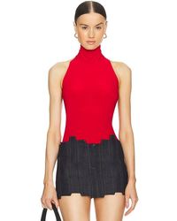 Norma Kamali - X revolve halter turtleneck top - Lyst