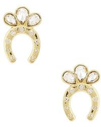 Lele Sadoughi - Horseshoe Stud Earrings - Lyst