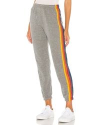 Aviator Nation - 5 Stripe Sweatpants - Lyst