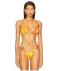 YELLOW THE LABEL - Willow Ring Bikini Top - Lyst