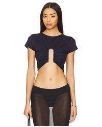 Susana Monaco - Kurzarm-Oberteil Top - Lyst