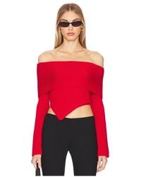 LOBA - Taz Off The Shoulder Sweater - Lyst
