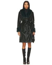 Blank NYC - Faux Leather Coat - Lyst