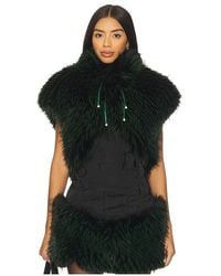 Kim Shui - Lina Faux Fur Vest Top - Lyst