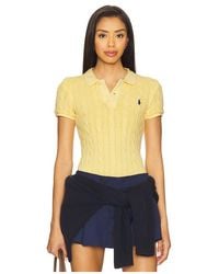 Polo Ralph Lauren - Short Sleeve Polo En Color Amarillo Talla (También En M, S, Xl, Xs) - Lyst
