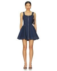 Jonathan Simkhai - Minivestido Vaquero Eleodra En Color Azul Talla (También En 10, 2, 4, 6) - Lyst