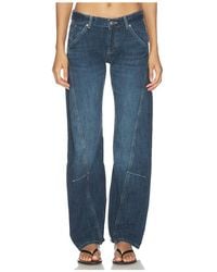 Free People - X Revolve Highland Bowed Jean - Lyst