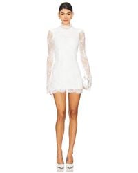 Stone Cold Fox - Nylon Lace Bell Sleeve Mini Dress - Lyst
