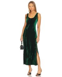 Enza Costa - Silk Textured Velvet Tank Dress - Lyst