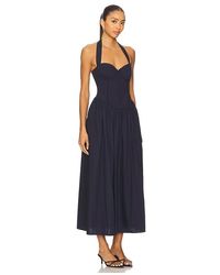 Runaway the Label Oralie Midi Dress in Red | Lyst
