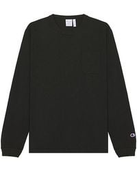 Champion - Langarmshirt Mit Tasche Usa - Lyst