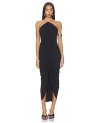 Alexander Wang - Structured Bodice Midi Dress - Lyst