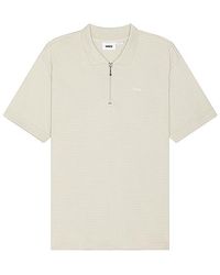 Obey - Escape Zip Polo - Lyst