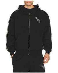 Born X Raised - Sport Stripe Zip Up Hoodie - Lyst