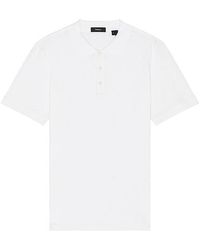 Theory - Bron Cotton Polo En Color Blanco Talla (También En M, S, Xl/1X, Xxl/2X) - Lyst
