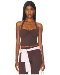 Runaway the Label - Sammy Backless Halter Top - Lyst