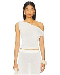 SNDY'S - Cali Top En Color Blanco Talla En - Lyst