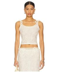 MARRKNULL - Lace Layered Top - Lyst