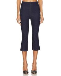 EB DENIM - Split Hem Capri - Lyst