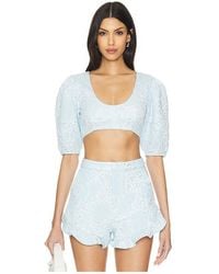 Camila Coelho - Kahlo Crop Top - Lyst