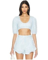 Camila Coelho - Kahlo Crop Top - Lyst