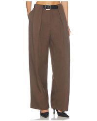 Source Unknown - Matteo Belted Tuck Trousers - Lyst