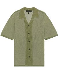 Rag & Bone - Harvey Knit Camp Shirt - Lyst