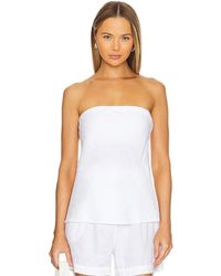 DONNI. - Linen Tube Top - Lyst