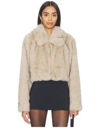 Lovers + Friends - Silas Faux Fur Coat - Lyst