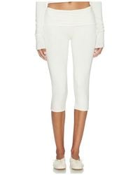 ÉTERNE - Foldover Capri Legging - Lyst