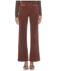 PAIGE - Leenah With Mini Patch Pockets Trouser Leg Corduroy Pant - Lyst