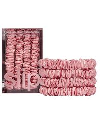 Slip - Skinny Scrunchies Set Of 4 - Lyst