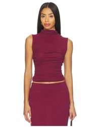 Enza Costa - Cashmere Sleeveless Twist Top - Lyst