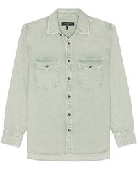 Rag & Bone - Camisa En Color Gris Talla En - Lyst