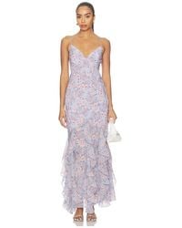 For Love & Lemons - Elea Maxi Dress - Lyst