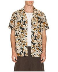 Scotch & Soda - Printed Short Sleeve Shirt - Lyst