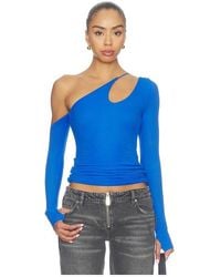 Michael Lauren - X Revolve Usher Asymmetrical Long Sleeve Top - Lyst
