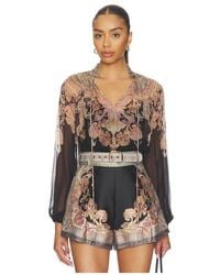 Zimmermann - Petite Illustration Billow Blouse - Lyst