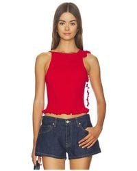MAJORELLE - Kamilla Crochet Flower Tank - Lyst
