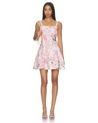 Generation Love - Whitney Floral Linen Dress - Lyst
