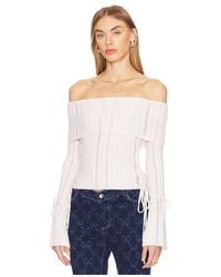 LOBA - Strick Paulet Off The Shoulder - Lyst